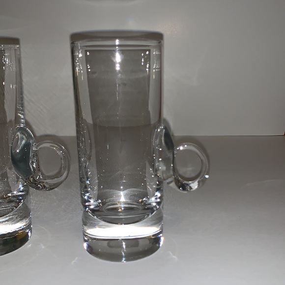 Vintage 1970s crystal Lenox Irish Coffee espresso cups - Picture 4 of 10